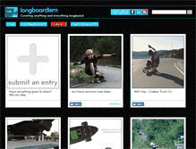 Tablet Screenshot of longboardism.com